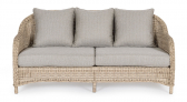Диван плетеный с подушками Garden Relax Aditya алюминий, искусственный ротанг, олефин натуральный, бежевый Фото 3