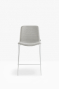 Стул с обивкой полубарный PEDRALI Tweet Soft сталь, ткань белый, серый Фото 5