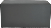Пуф прямоугольный Профдиван Кубо дерево, кожа темно-серый Фото 1