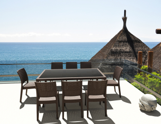 Стол пластиковый плетеный Tahiti
