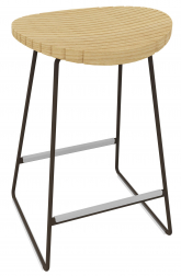 Табурет деревянный полубарный-thumbs-Фото1