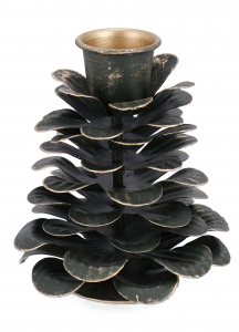 Подсвечник металлический Garden Relax Beverly S металл зеленый Фото 1