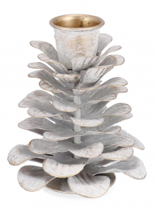 Подсвечник металлический Garden Relax Harriet S металл белый Фото 1