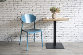 Стул металлический Fenny Day 767 алюминий синий Фото 5