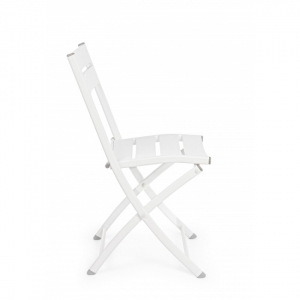 Стул металлический складной Garden Relax Mistral алюминий белый Фото 3