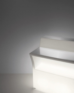 Стойка пластиковая барная светящаяся SLIDE Jumbo Bar Lighting полиэтилен белый Фото 9
