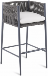 Кресло плетеное полубарное с подушкой-thumbs-Фото1