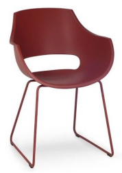 Кресло пластиковое на полозьях-thumbs-Фото1