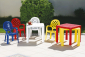 Кресло пластиковое детское Siesta Garden Panda пластик желтый Фото 4