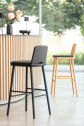 Стул деревянный барный с обивкой SIPA Tablet ясень, ткань Фото 8