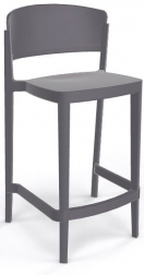 Стул пластиковый полубарный Abuela Stool 67