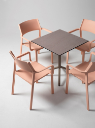 Кресло пластиковое Trill Armchair, розовый