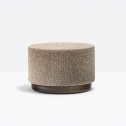 Пуф с мягкой обивкой PEDRALI Wow сталь, меламиновая панель, ткань бронзовый, бежевый Фото 4