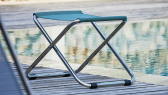 Табурет металлический складной Fiam Chico алюминий, текстилен Фото 5