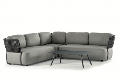 Столик металлический кофейный Grattoni Jolly алюминий черный Фото 4