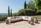 Модуль угловой левый с подушкой Giardino Di Legno Saint Raphael Sx  тик, акрил Фото 5