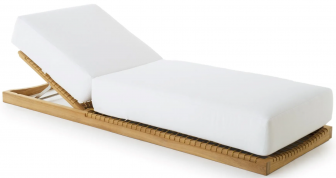 Лежак плетеный с матрасом-thumbs-Фото1