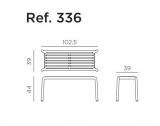 Скамья пластиковая Doga Bench
