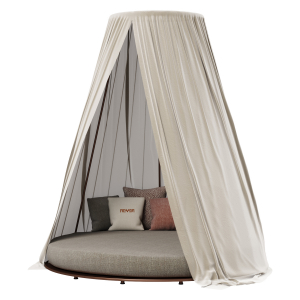 Лаунж-диван с балдахином Rever Planet сталь, фанера мультистрато, роуп, полиэстер Фото 6