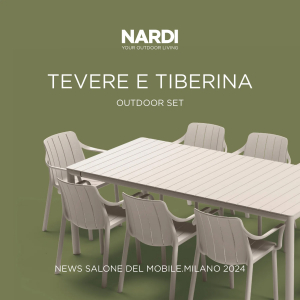 Кресло пластиковое Nardi Tiberina стеклопластик бежевый Фото 4