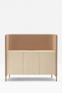Комод с перегородкой PEDRALI Buddy Hub Sideboard алюминий, компакт-ламинат HPL, ЛДСП, ткань Фото 5