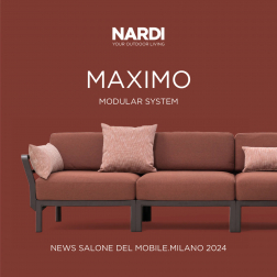 Диван пластиковый с подушками Maximo 5