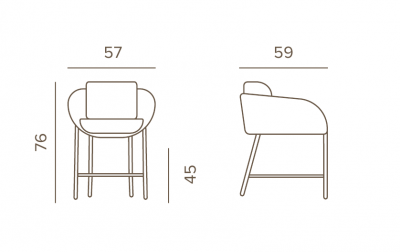 Кресло плетеное с подушкой Grattoni Tahiti алюминий, роуп, текстилен черный, темно-серый, черный Фото 2