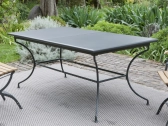 Стол металлический обеденный раздвижной Unopiu Toscana железо графит Фото 9