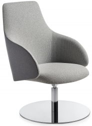 Кресло вращающееся с обивкой-thumbs-Фото1