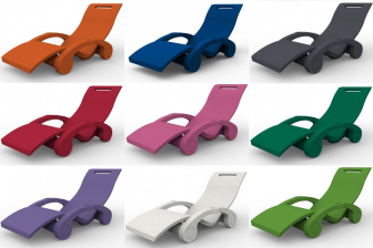 Шезлонг-лежак пластиковый плавающий Serendipity Chaise Floating S130