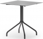 Стол металлический обеденный Unopiu Salò алюминий графит Фото 1