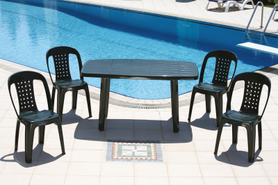 Стул пластиковый Siesta Garden Estella пластик зеленый Фото 3