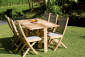 Стол деревянный складной Giardino Di Legno Savana Telemaco тик Фото 6