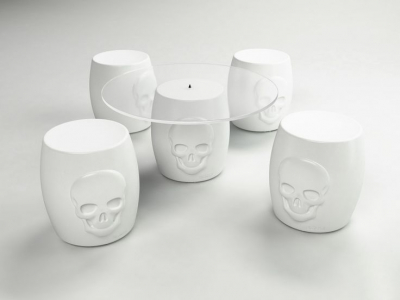 Пуф пластиковый Myyour Skull Stool Indoor-Outdoor полиэтилен Фото 4