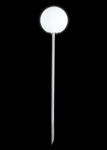 Торшер пластиковый SLIDE Fiaccola Globo Lighting сталь, полиэтилен белый Фото 1