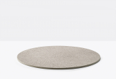 Столешница круглая PEDRALI Solid Laminate компакт-ламинат HPL бежевый каменный Фото 4