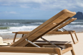 Шезлонг-лежак деревянный OASIQ Diuna тик Фото 3