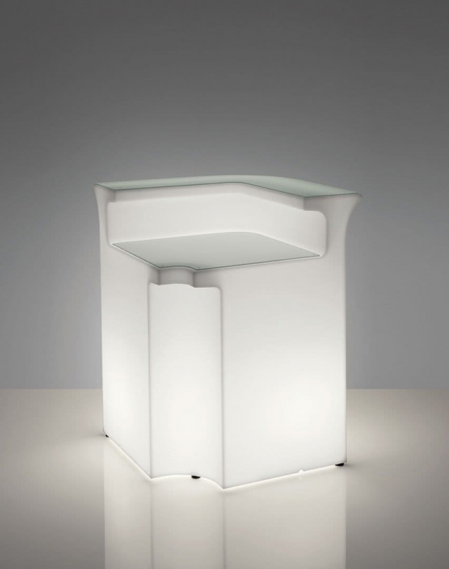 Стойка пластиковая барная светящаяся Break Corner Lighting