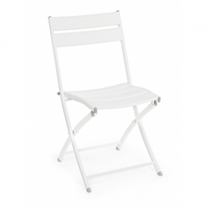Стул металлический складной Garden Relax Mistral алюминий белый Фото 1