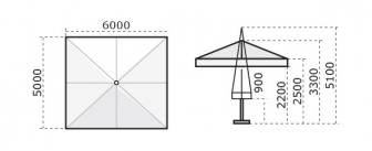 Зонт профессиональный телескопический 5х6 м-thumbs-Фото3