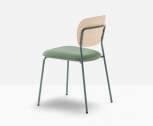 Стул с обивкой PEDRALI Jazz сталь, фанера, шпон, ткань зеленый, беленый ясень, зеленый Фото 6