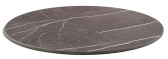 Столешница круглая PEDRALI Solid Laminate компакт-ламинат HPL серый мрамор Фото 1