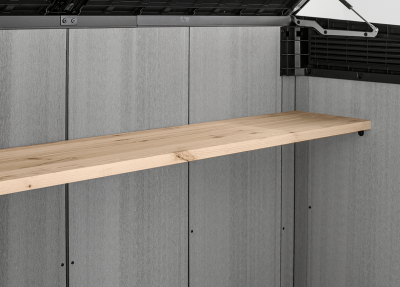Шкаф для садового инвентаря Keter Grande Store Extruded полипропилен коричневато-серый Фото 14