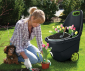 Тележка садовая Keter Easy Go XL полипропилен антрацит Фото 5