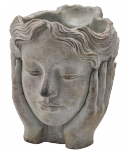 Ваза бетонная Мыслитель EDG Vase бетон серый Фото 1