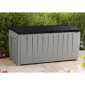Сундук пластиковый Keter Novel Storage Box полипропилен серый, черный Фото 4