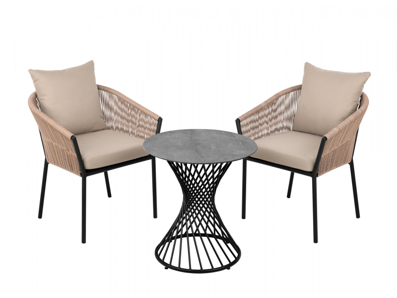 Кресло плетеное с подушками Patio
