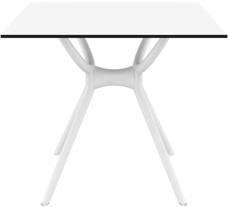 Стол пластиковый Air Table 80, белый, 800х800х740 мм