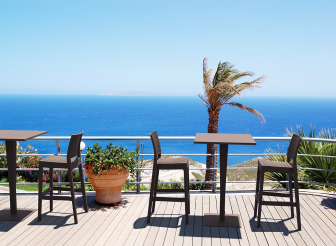 Подстолье с имитацией плетения барное Riva Bar