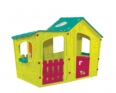Детский домик Keter Magic Villa Playhouse полипропилен зеленый, бирюзовый Фото 1